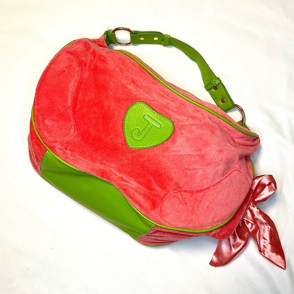 Vintage Green and Pink Juicy Couture Purse